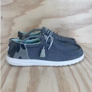 HeyDude - Wally Funk Camo - Sneakers - Gray - Men's - 12 - 110417010